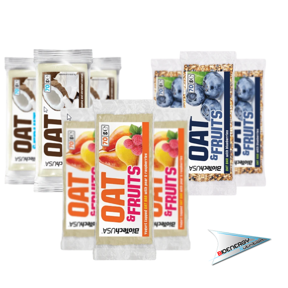 Biotech-OAT AND FRUITS (Conf. 20 barrette da 70 gr)   Mirtillo  